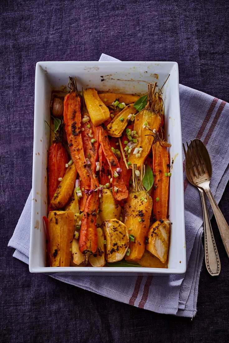 Roasted mixed vegetables