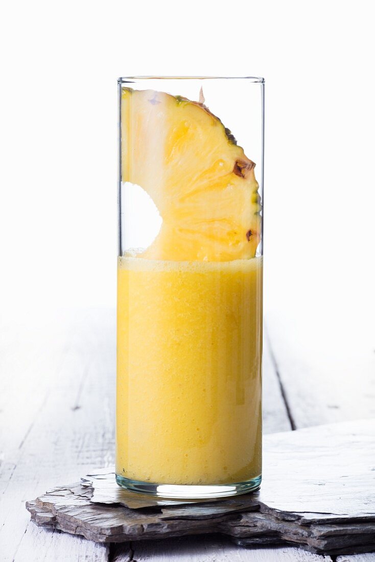 A pineapple smoothie