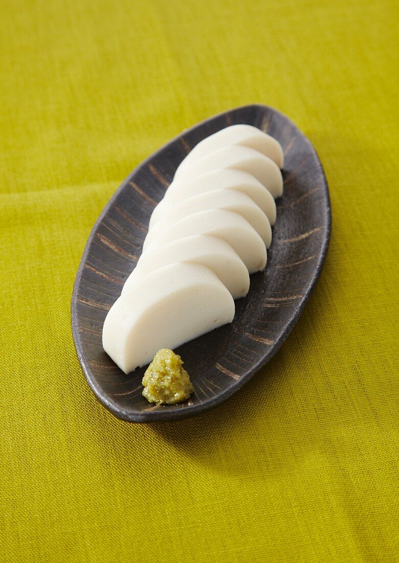 Kamaboko mit Wasabi (Japan)