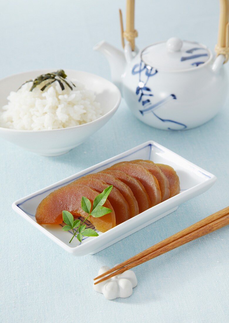 Pickles fermented in sake paste (Japan)