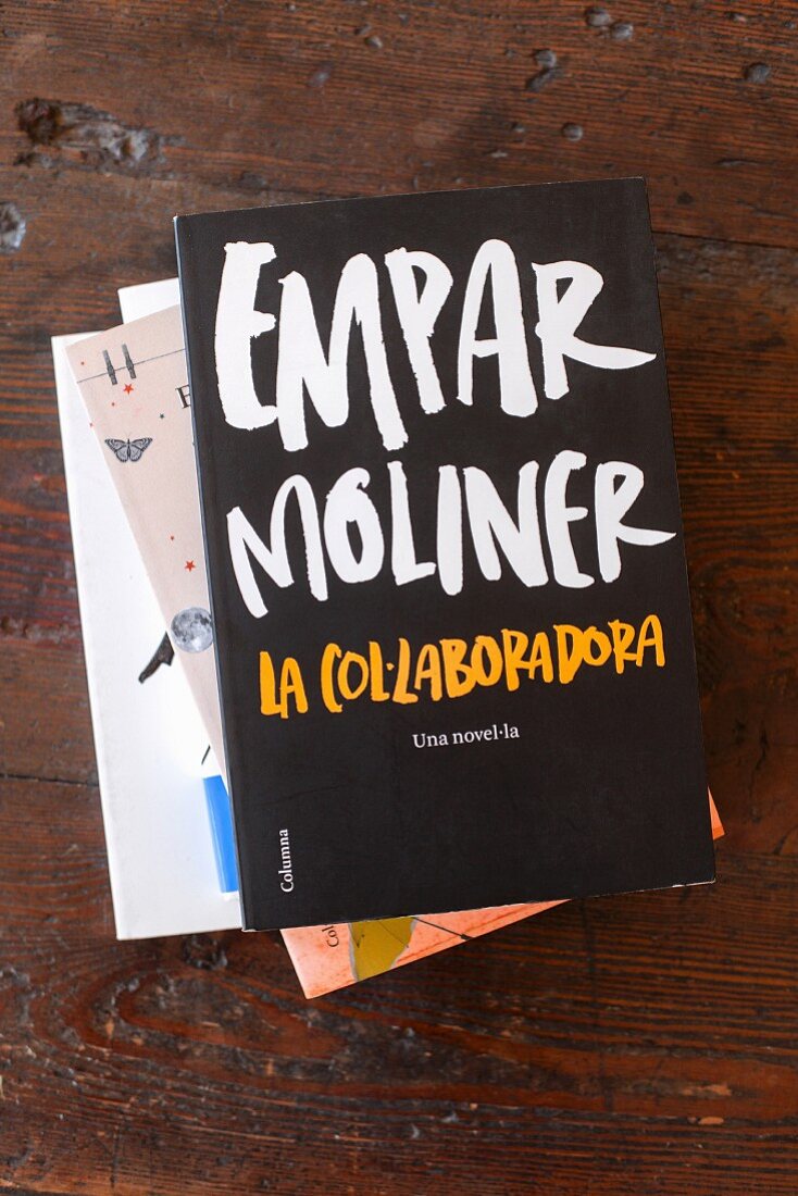 Bücher der Schriftstellerin Empar Moliner, Katalonien, Spanien