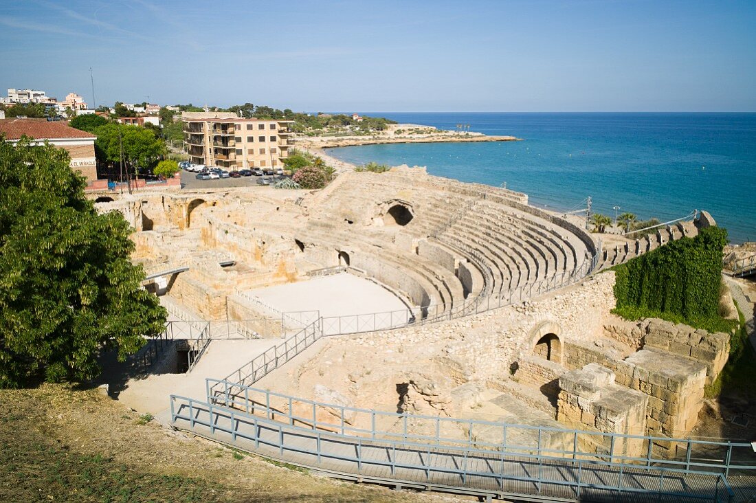 Amphitheatre in Tarragona, Catalonia, Spain