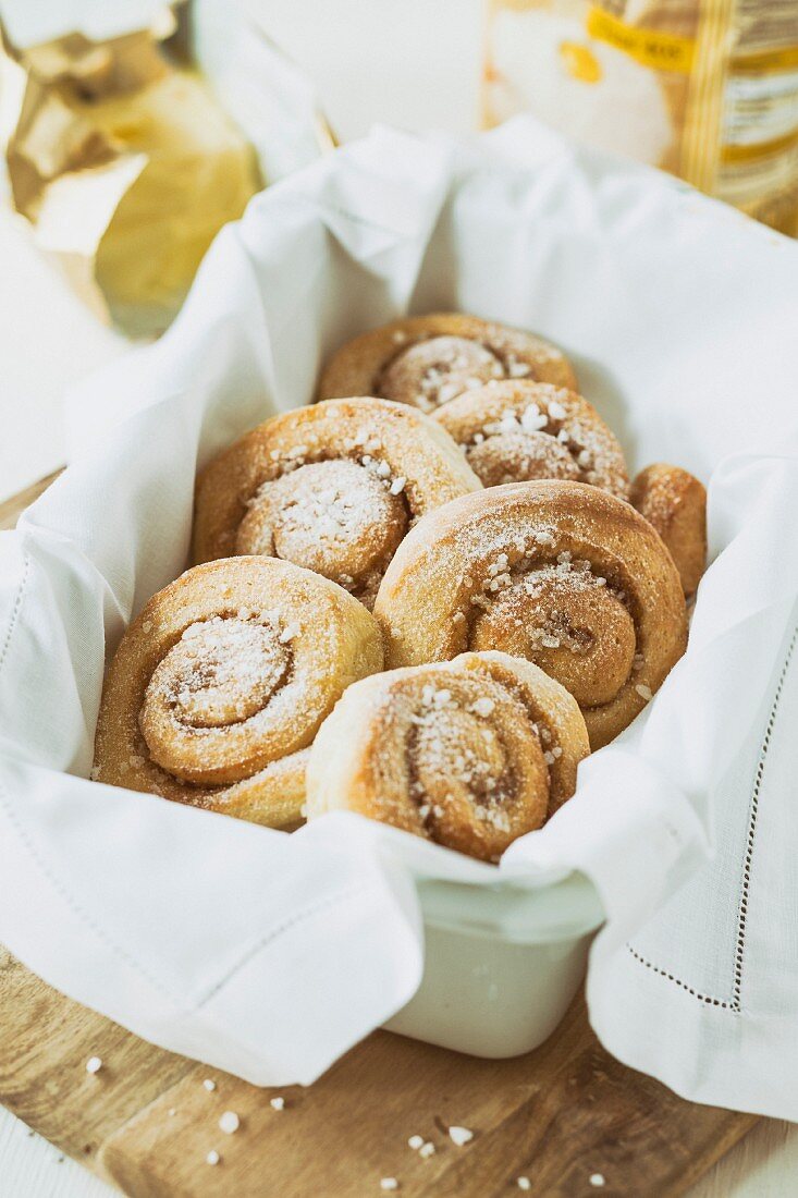 Schwedische Zimtschnecken