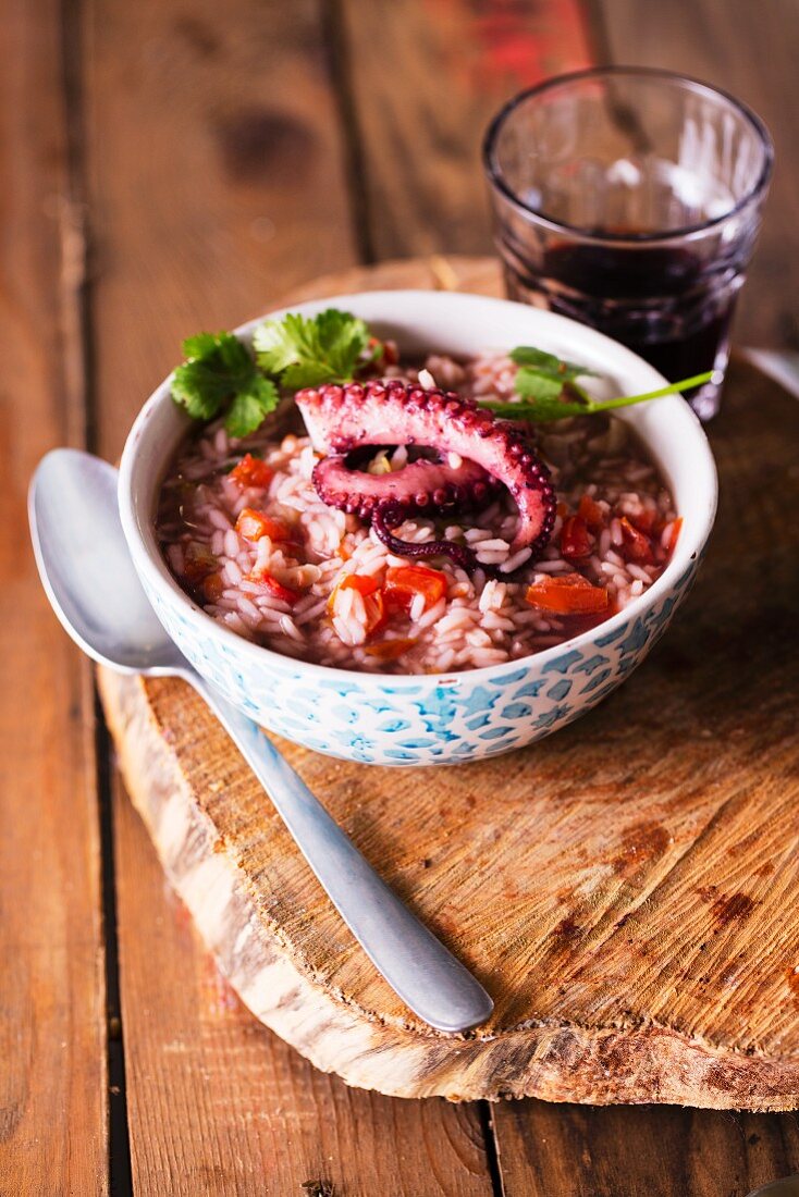Rice with octopus (Portugal)