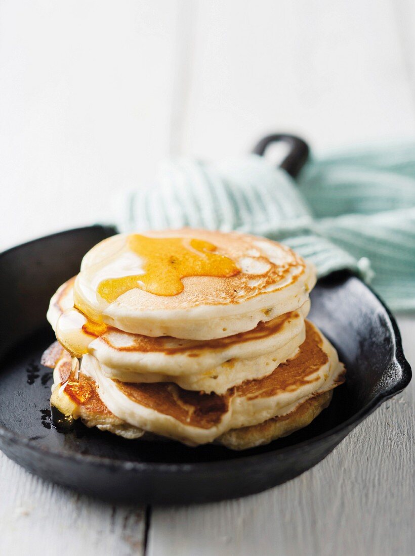 Passion fruit pancakes