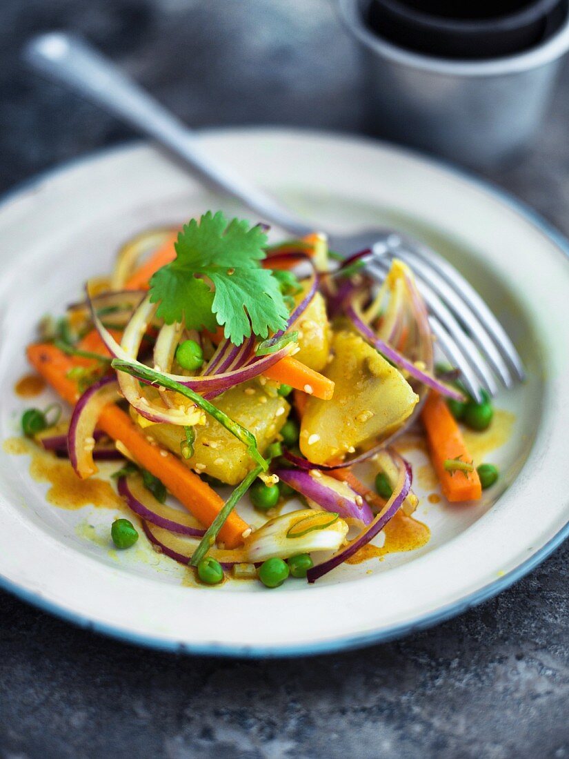 Nepal potato salad