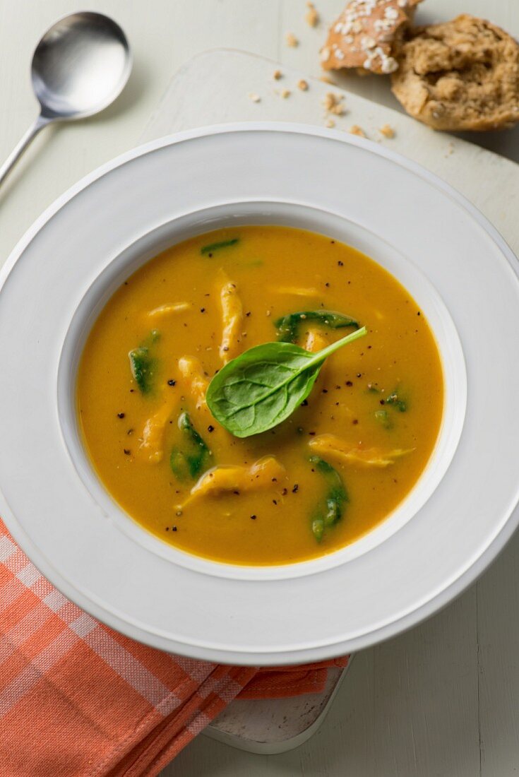 Curry-Süßkartoffel-Suppe