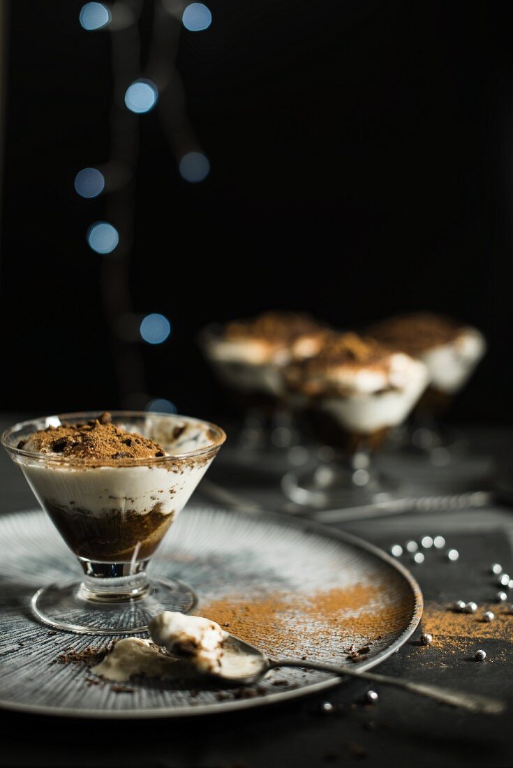 Schokoladencreme mit Sahne (weihnachtlich)