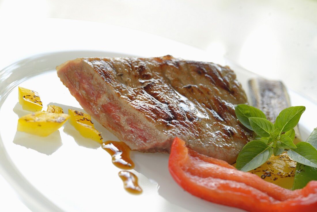 Sirloin-Steak vom Wagyu-Rind