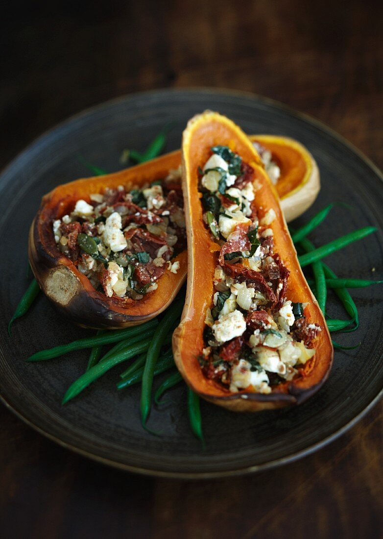 Oven-roasted butternut squash