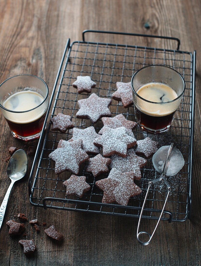 Chocolate stars