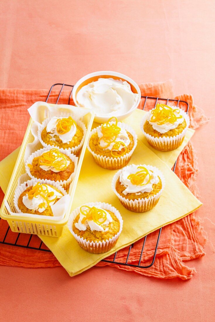 Coconut, Carrot & Orange Muffins