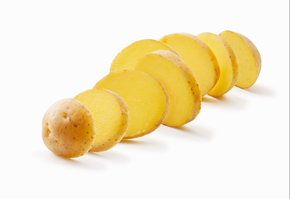 Kartoffel, in Scheiben geschnitten