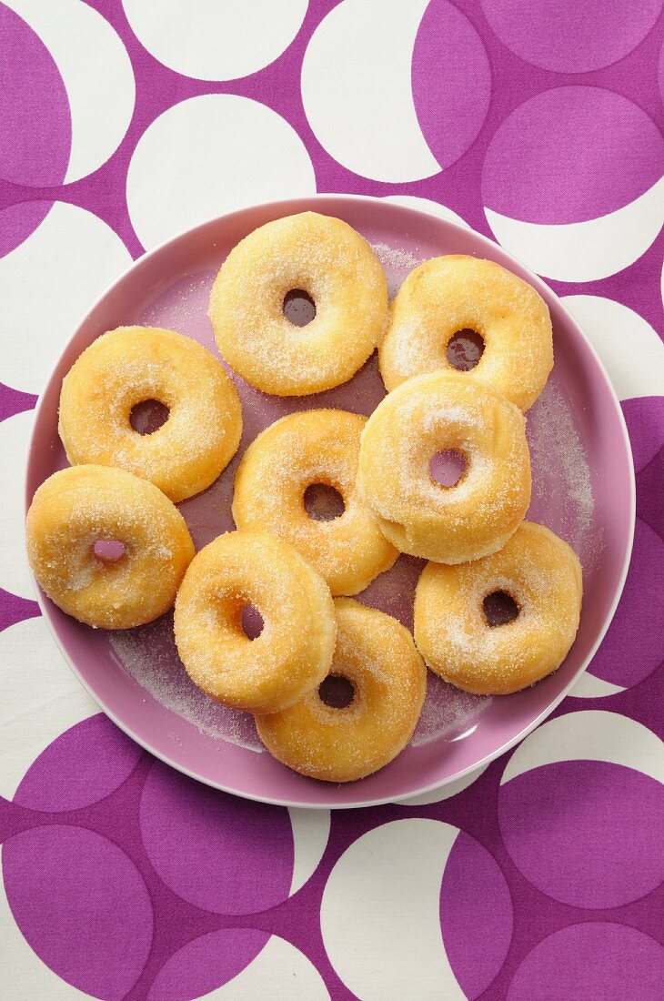 Sugared doughnuts