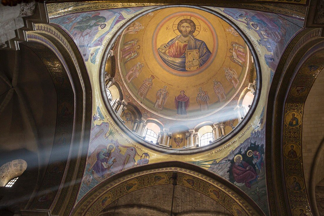 Kuppel in der Grabeskirche, Jerusalem, Israel