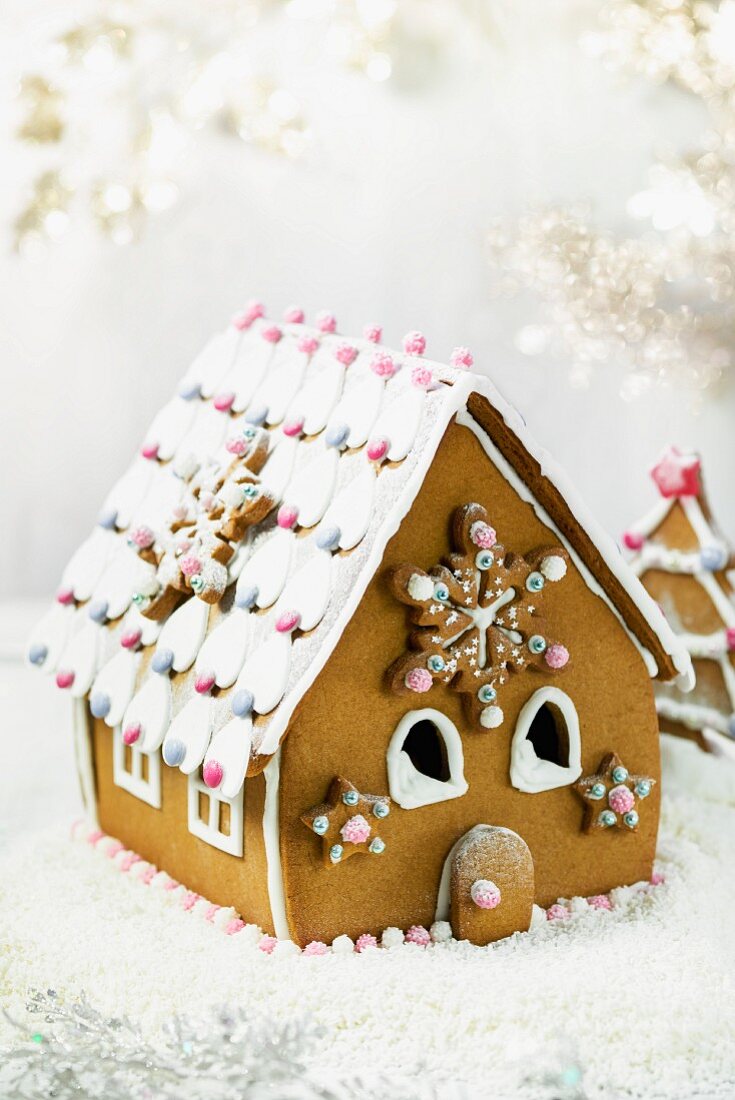 A gingerbread house for Christmas