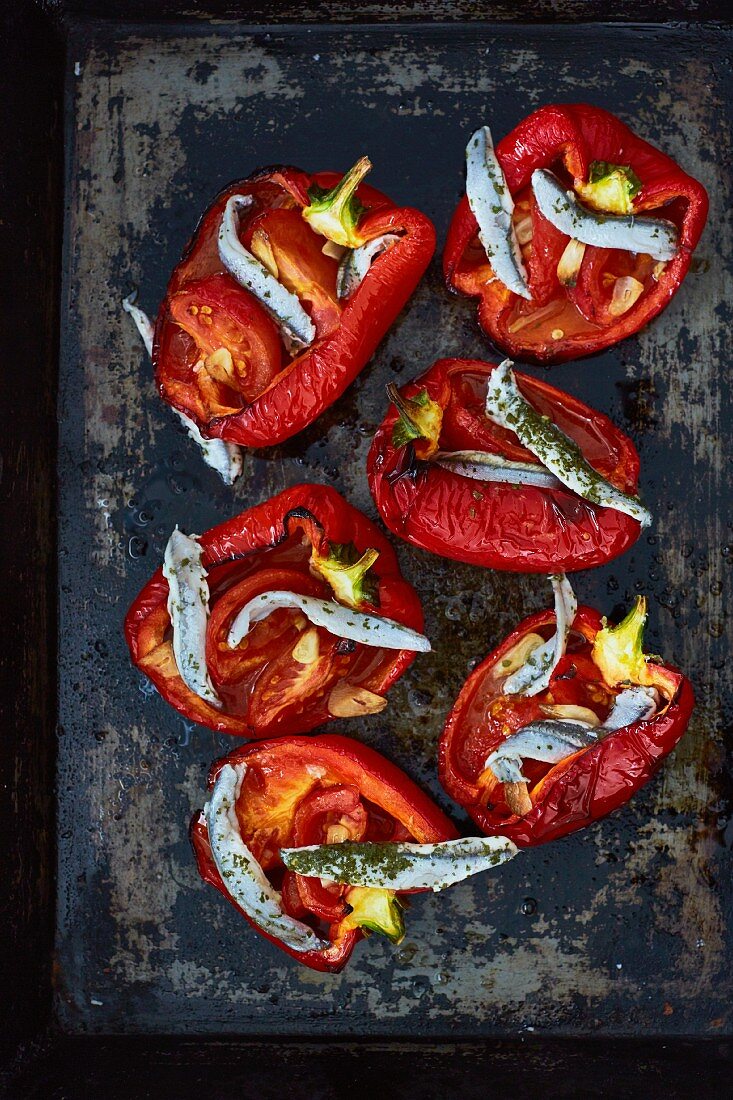 Piedmont-style stuffed peppers