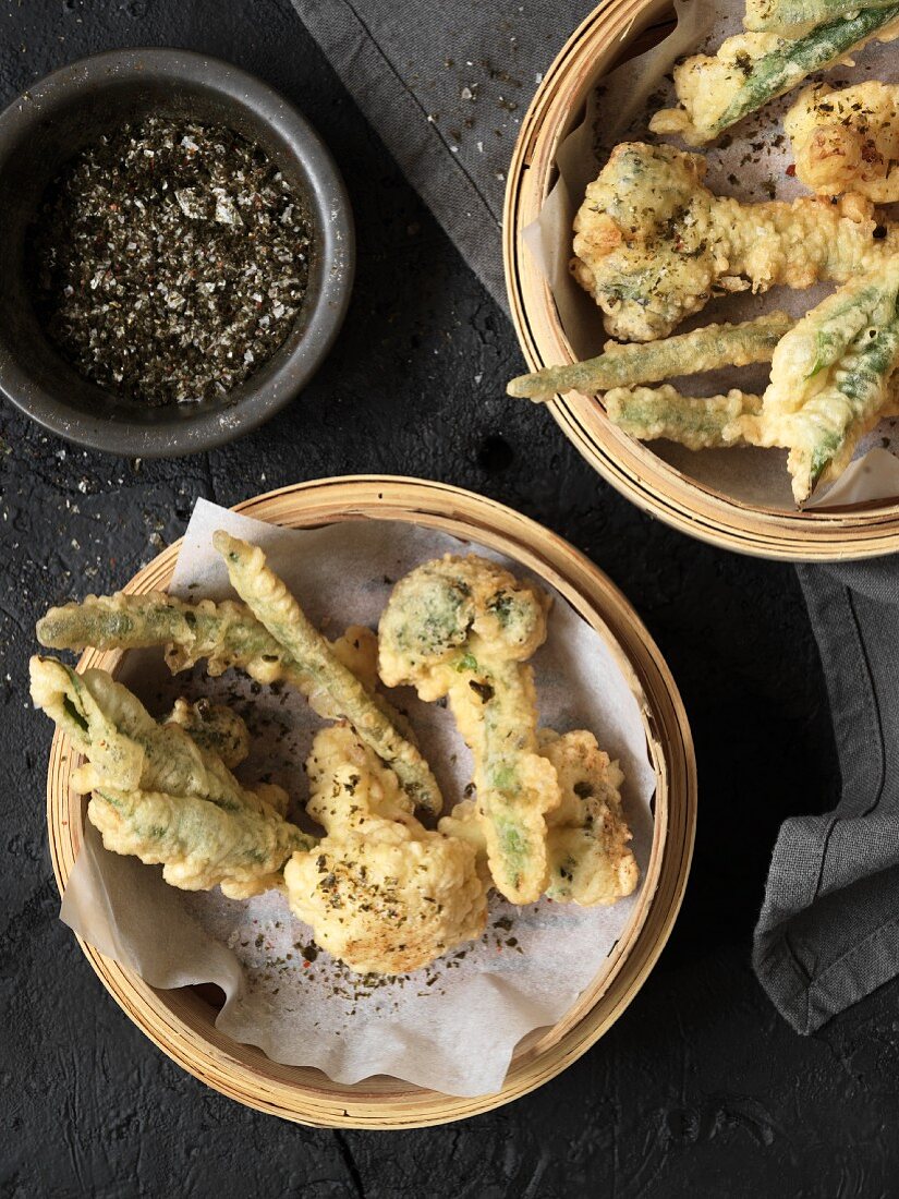 Broccoli tempura