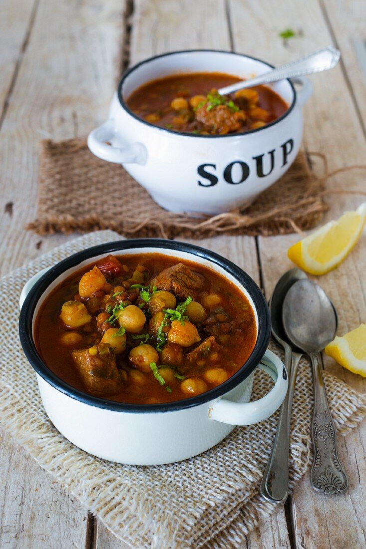 Harira (marokkanische Suppe zu Ramadan)