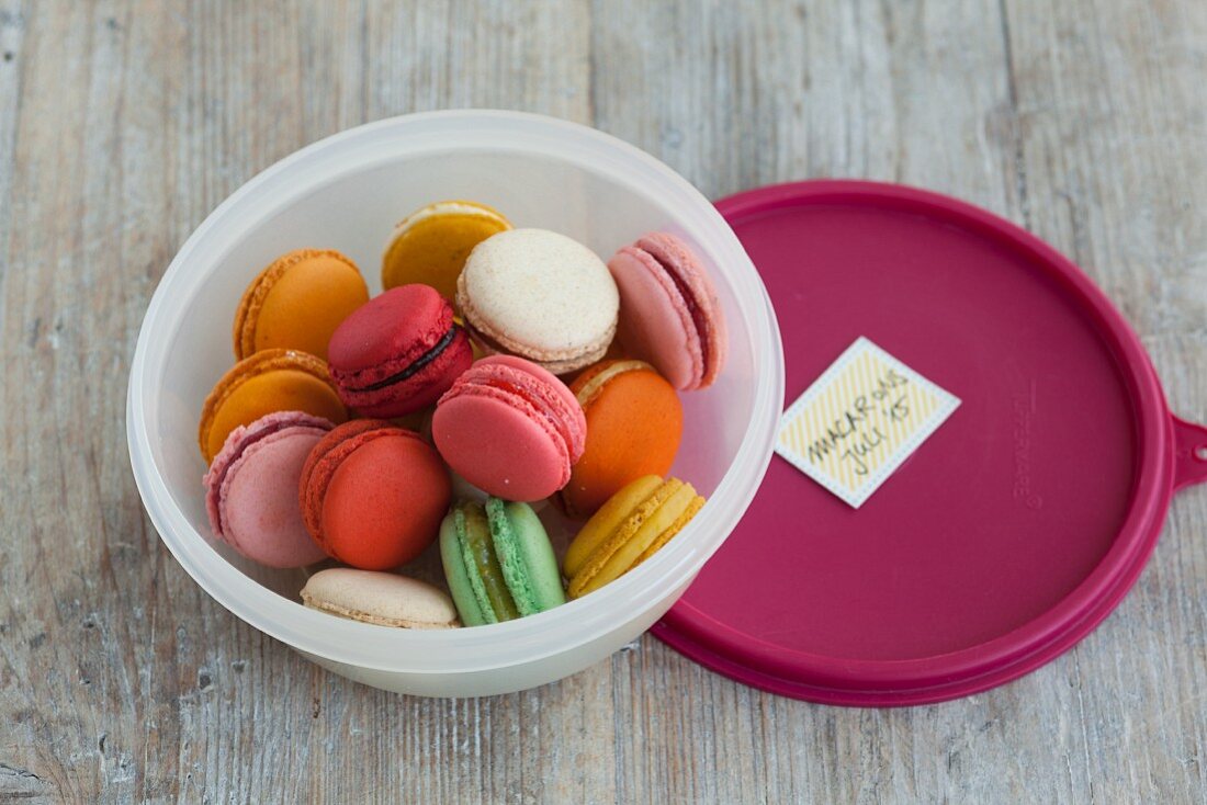 Macarons einfrieren