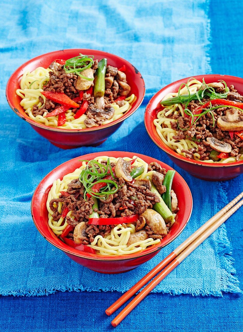 Beef & noodle stir-fry