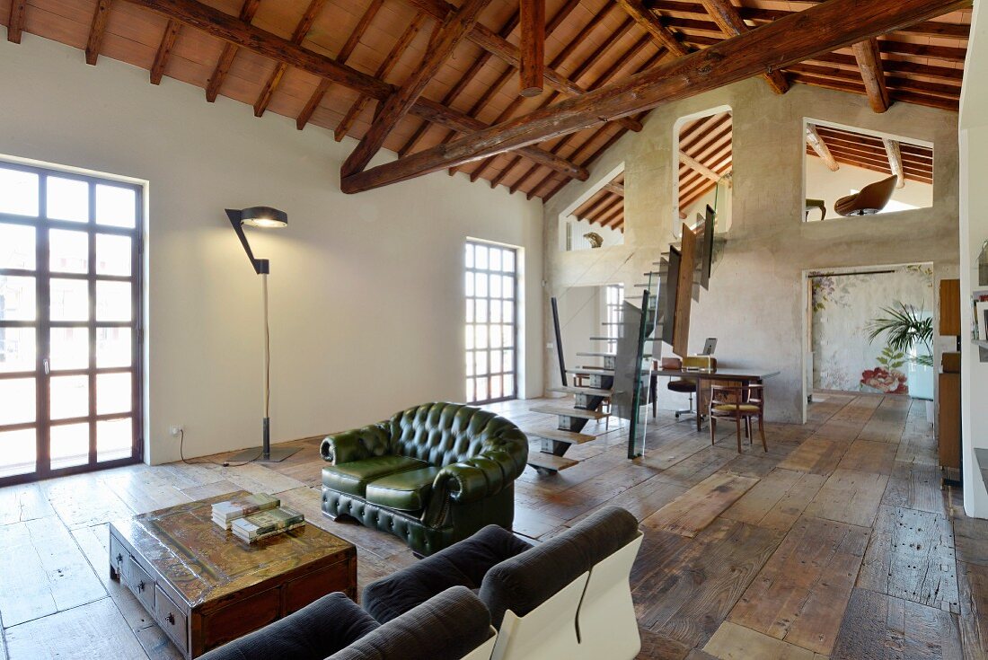 Loft apartment in converted rice mill