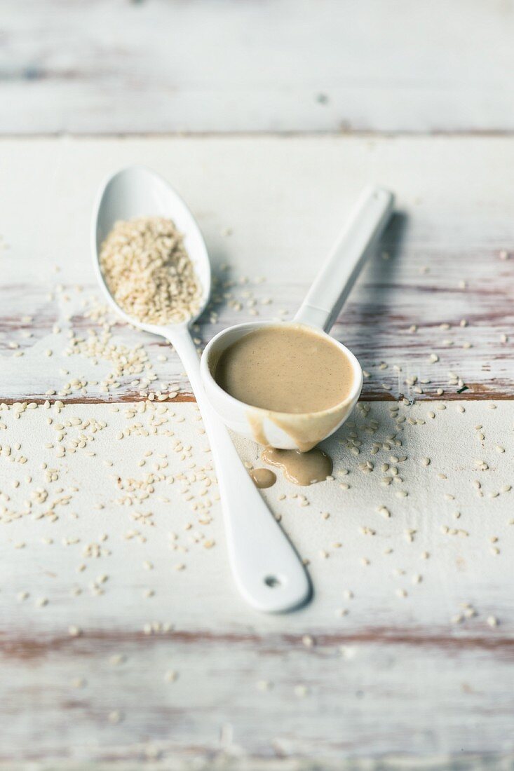 Sesame seeds and tahini