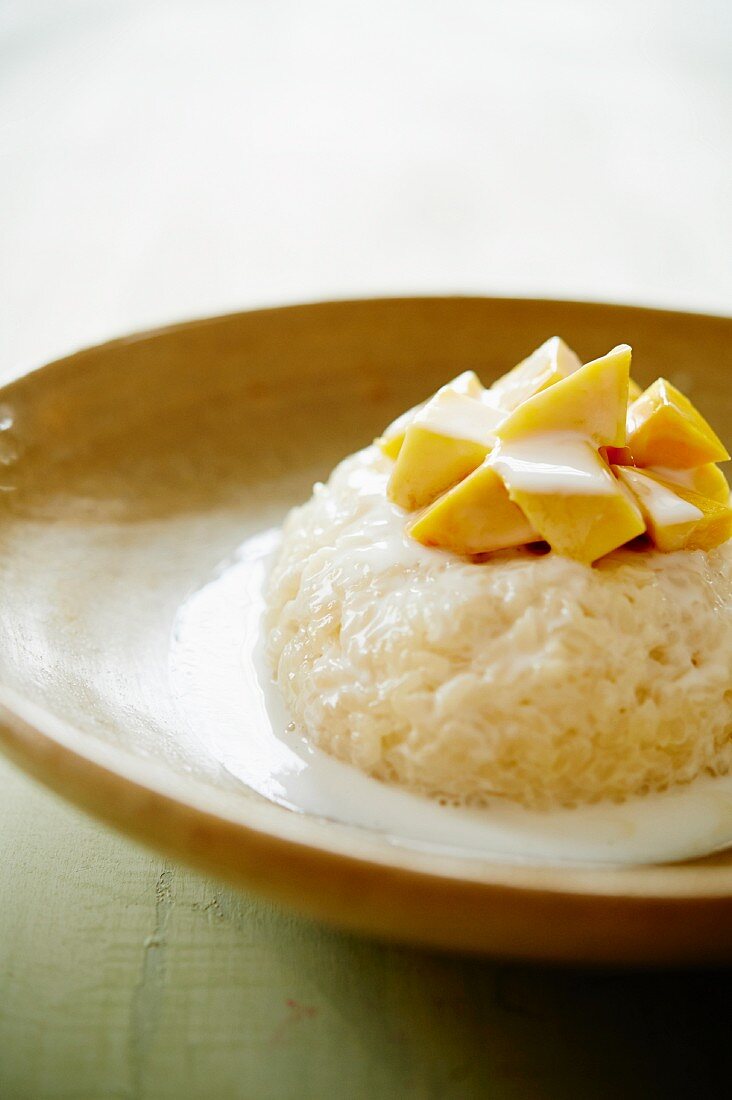 Mango-Reis mit Kokosmilch