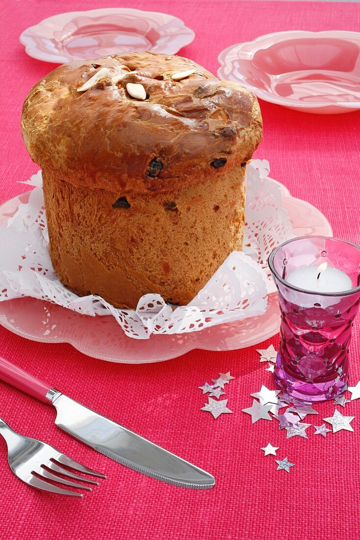 Italian panettone