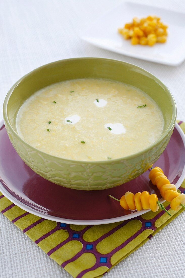 Sweetcorn soup