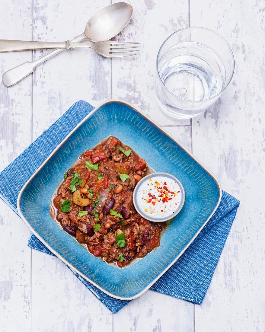 Chili con carne mit Koriander