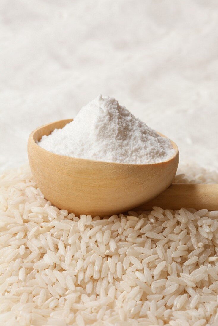 Rice flour and rice