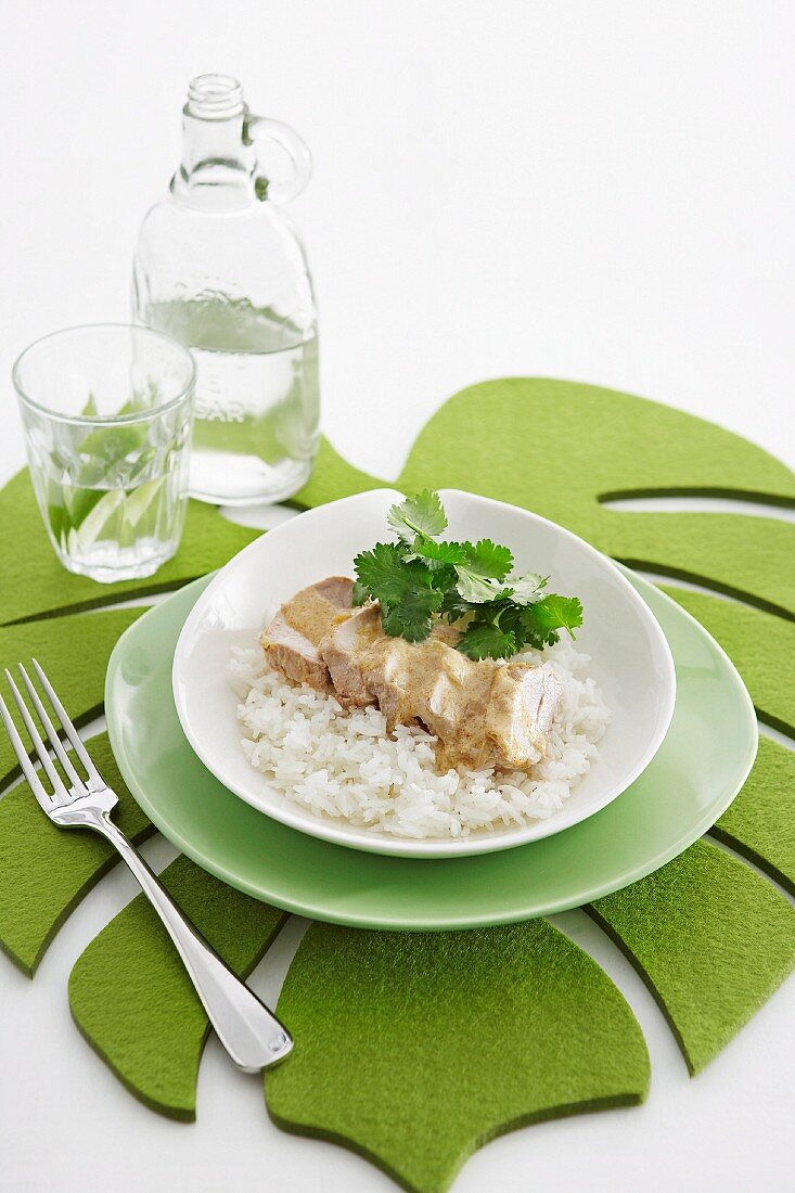 Coconut and Onion Pork Fillet