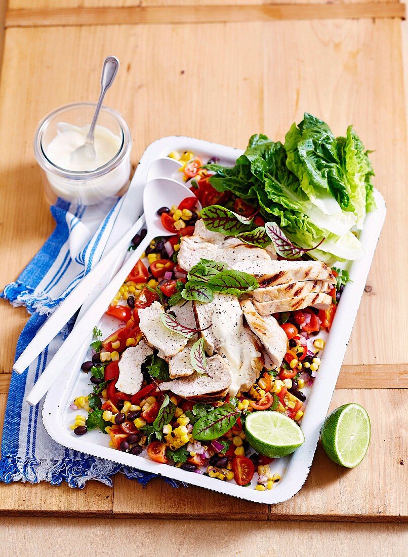 Chargrilled Chicken with Corn Salsa