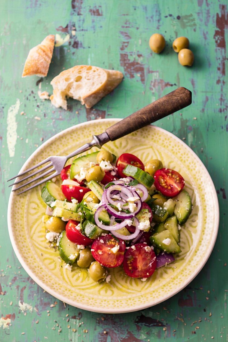 Griechischer Salat (Hirtensalat)