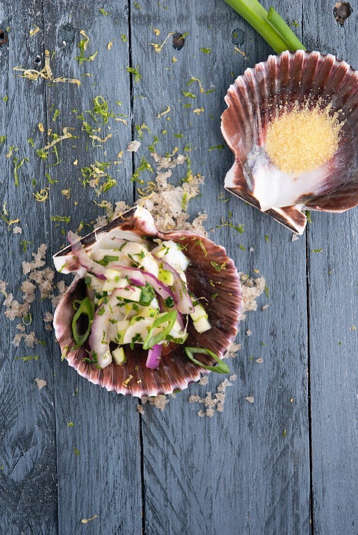 Scallop ceviche