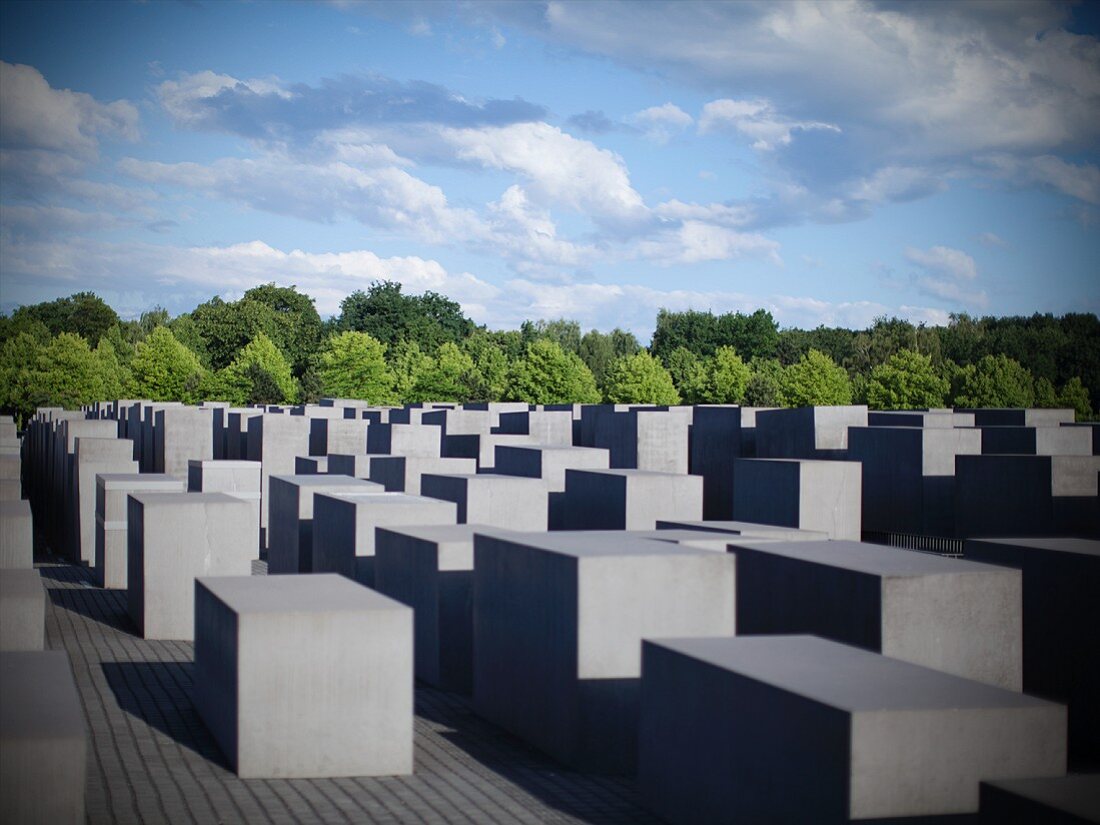 The monument to the murdered Jews of Europe, Berlin, Germany