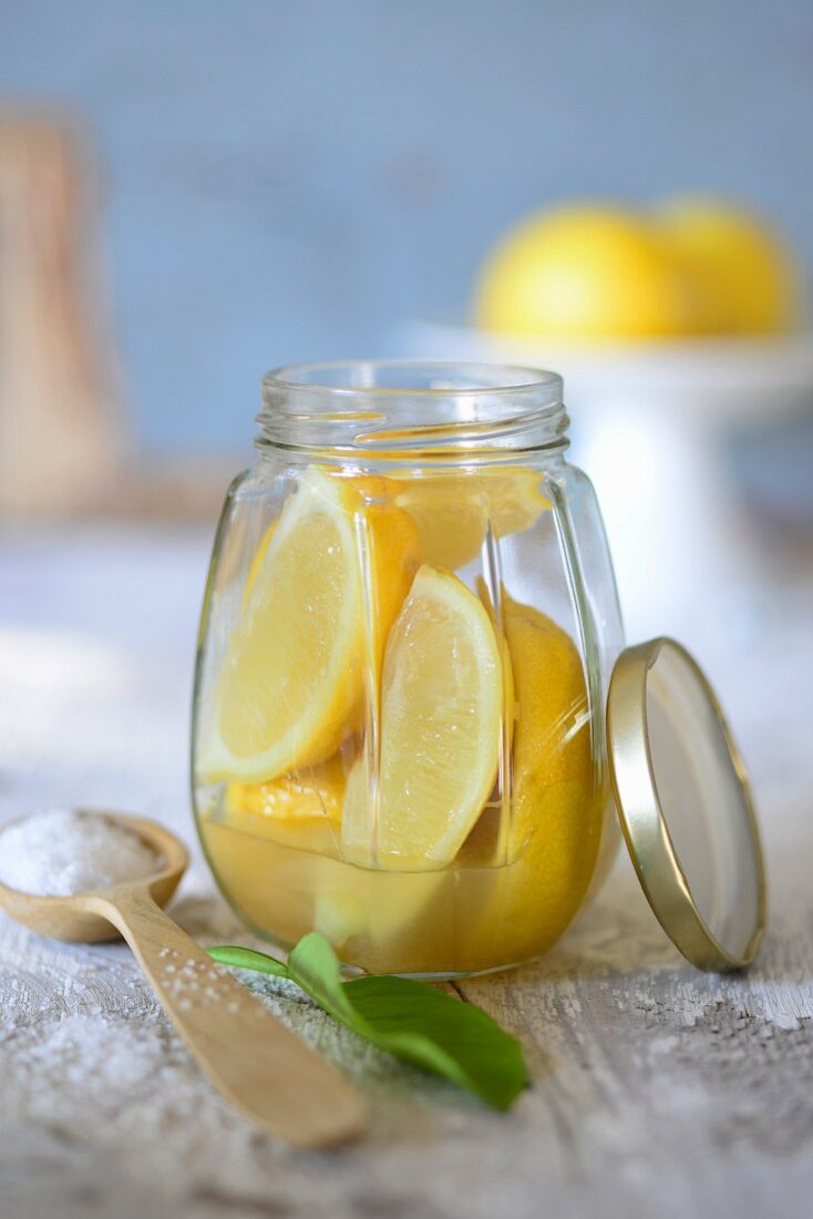 Salted picked lemons