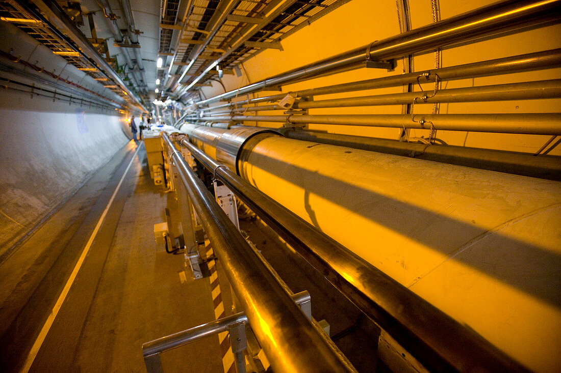 LHC tunnel,CERN