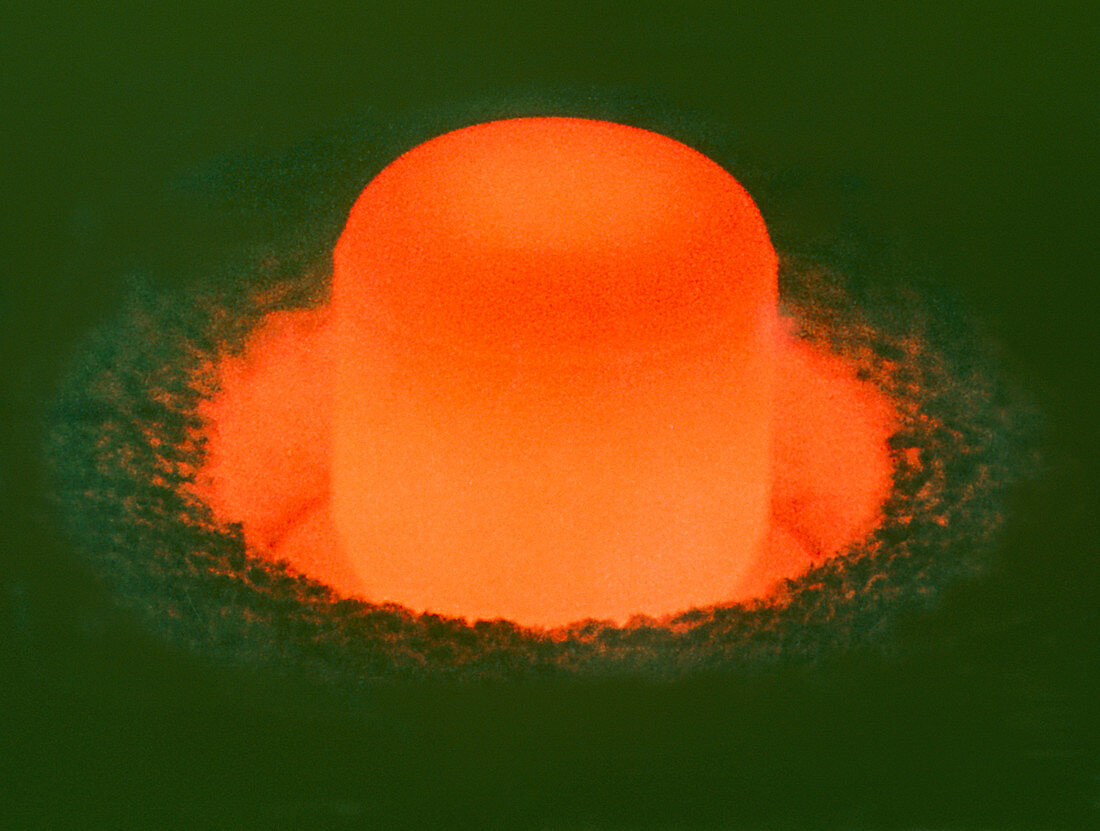 Pellet of plutonium