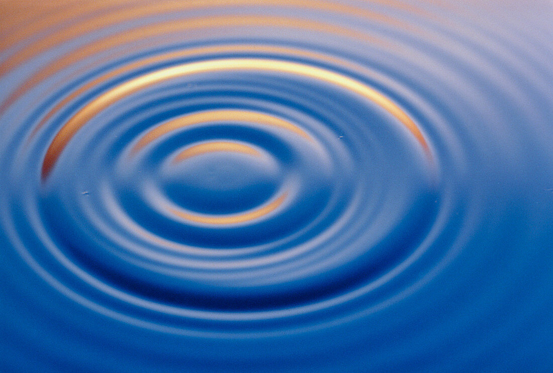 Ripples from water drop