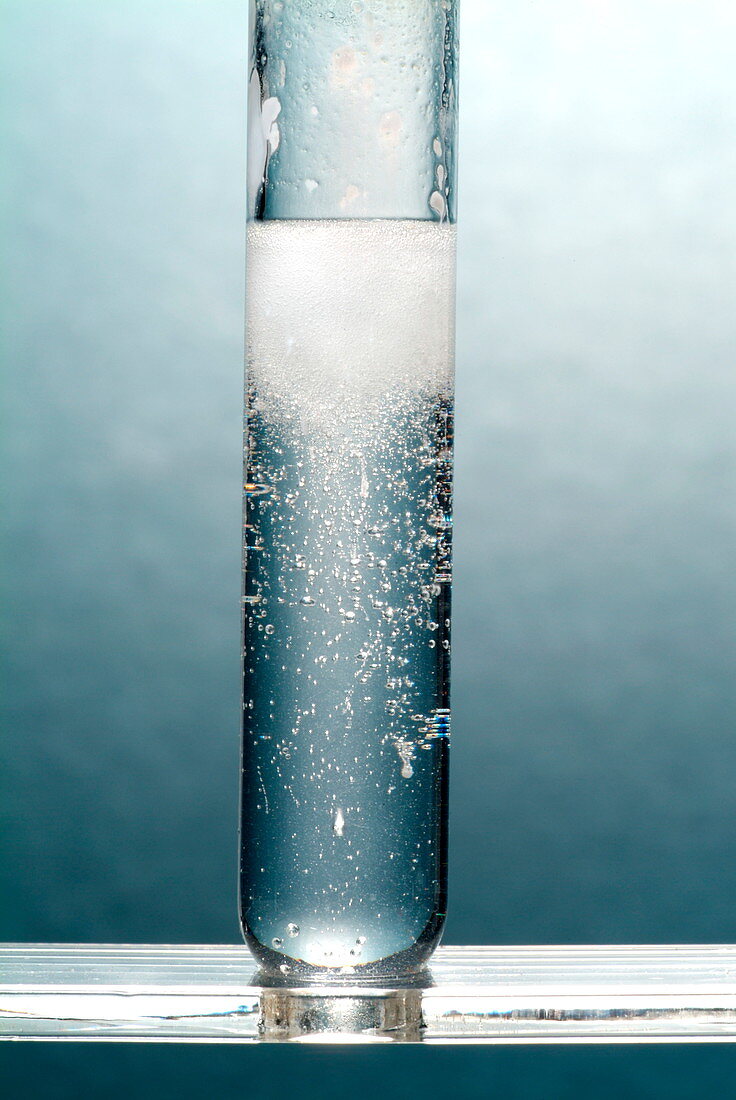 Magnesium carbonate in hydrochloric acid