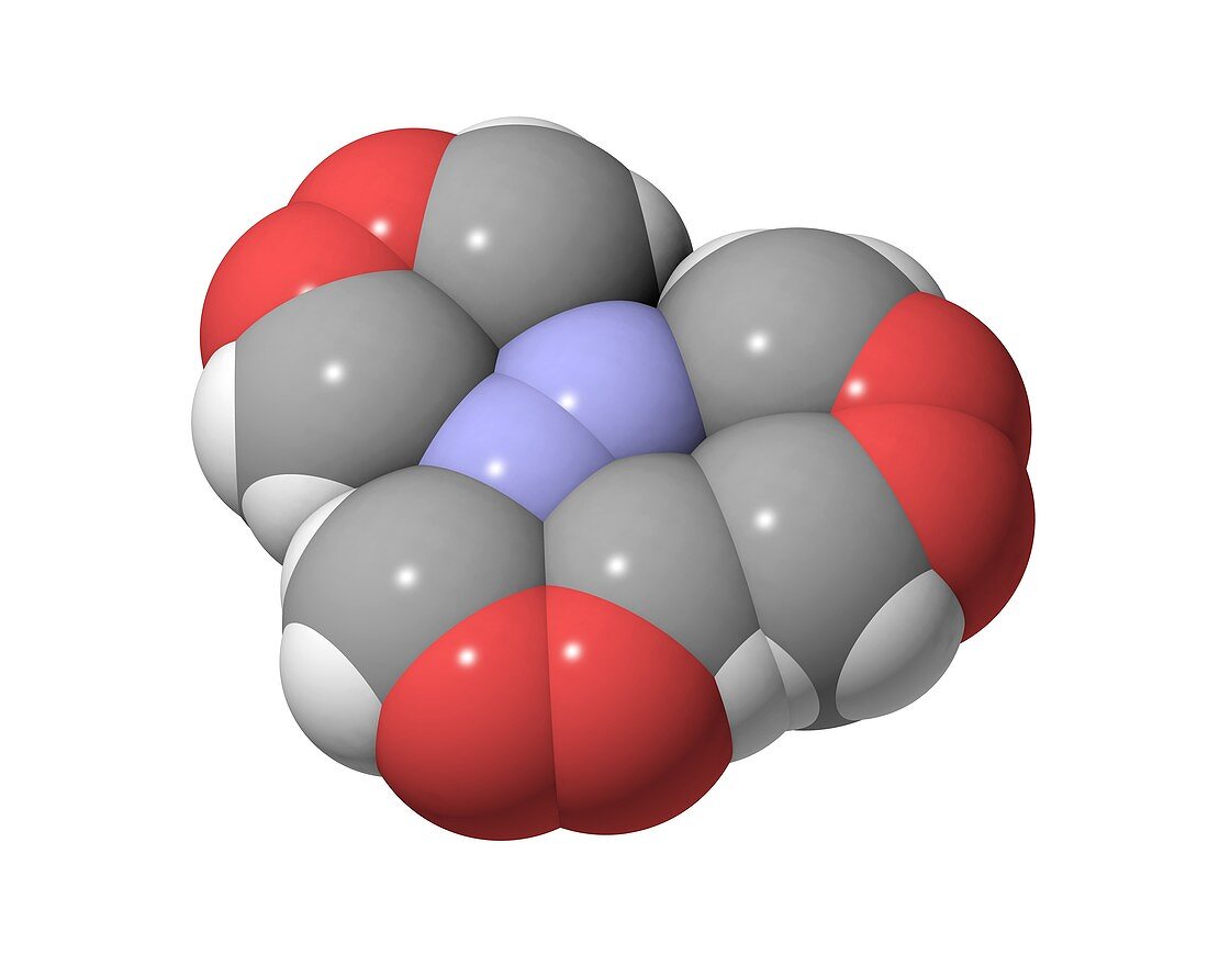 HMTD explosive,molecular model
