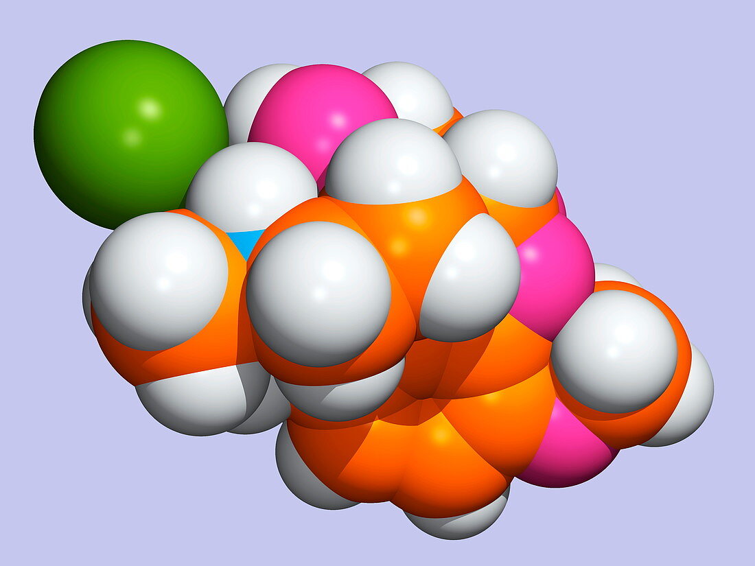 Painkilling drug molecule