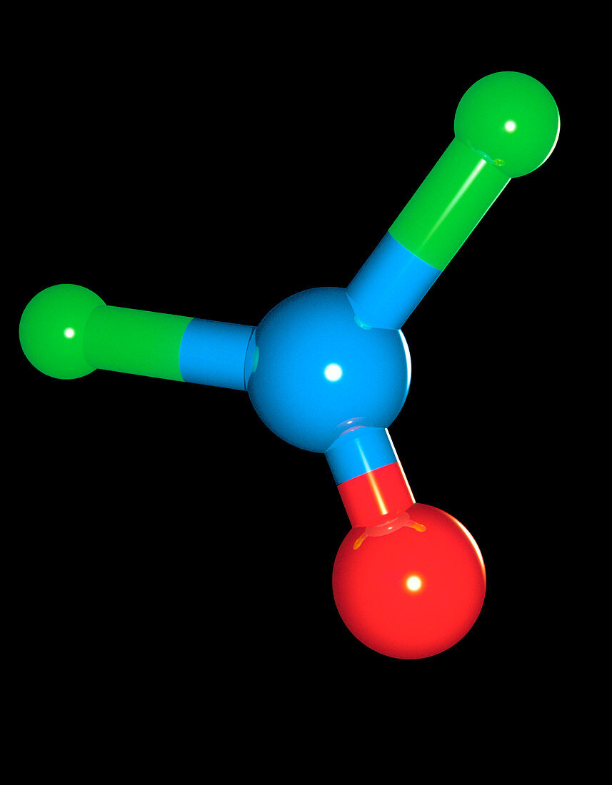 Phosgene molecule
