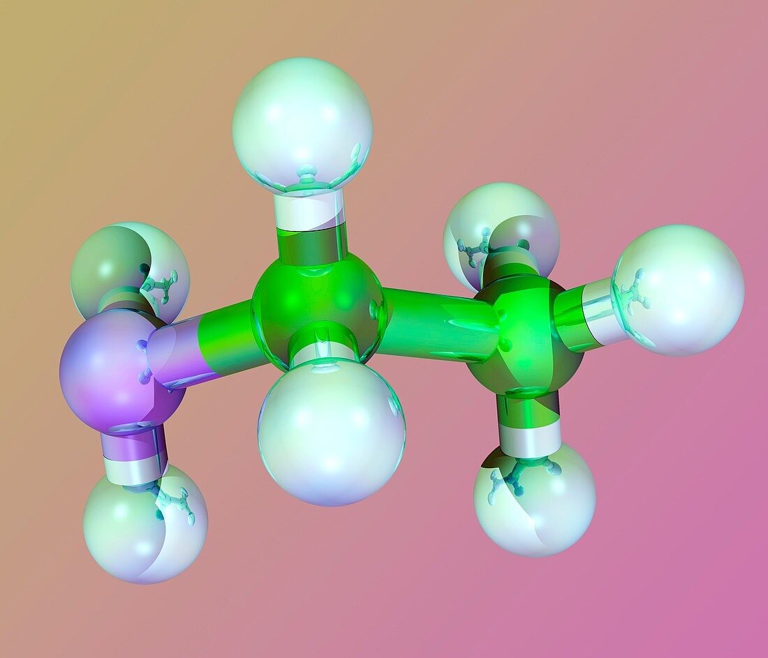 Ethylamine molecule