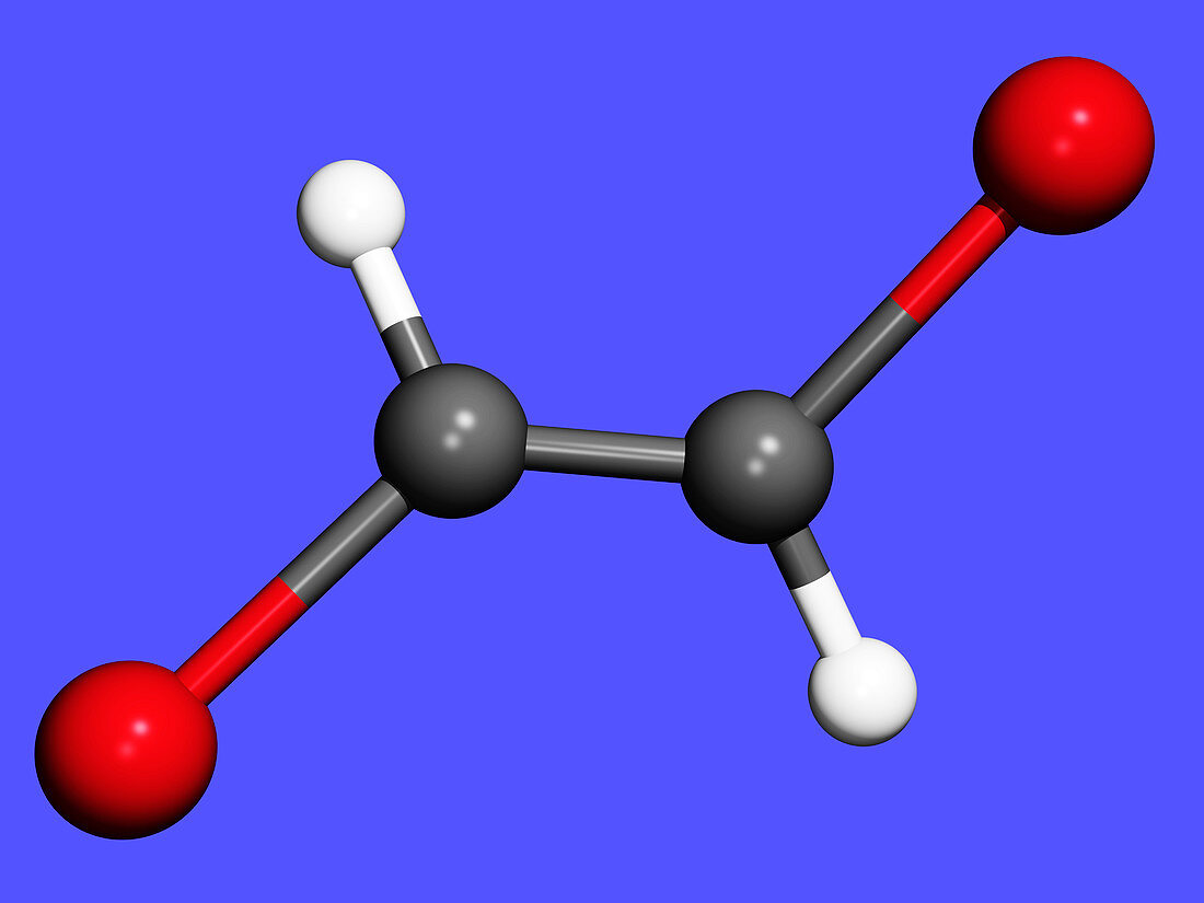 Trans-dibromoethene molecule