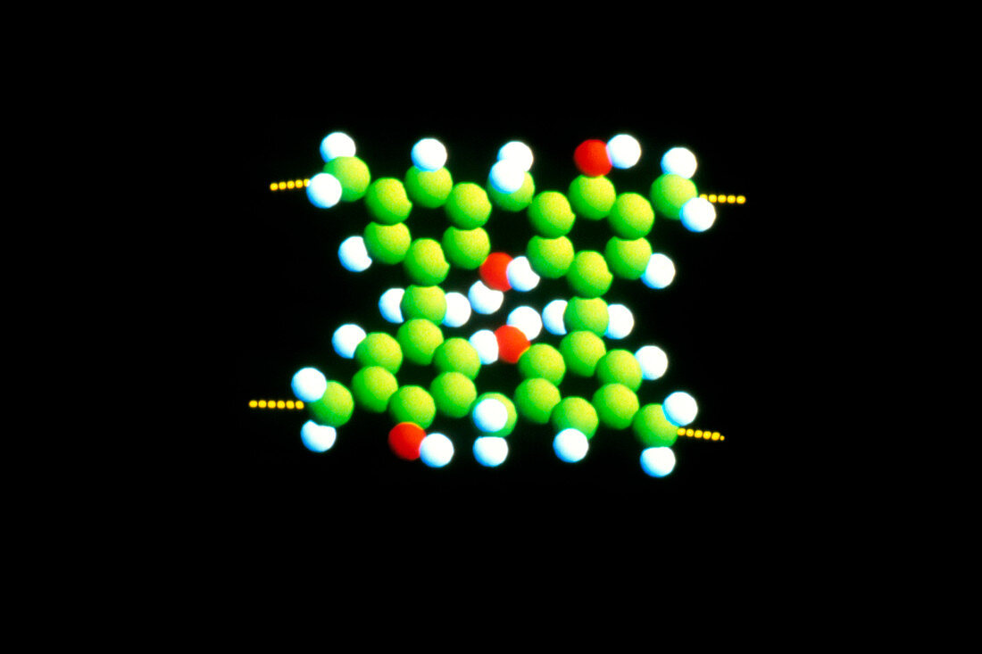Chemical structure of bakelite monomer