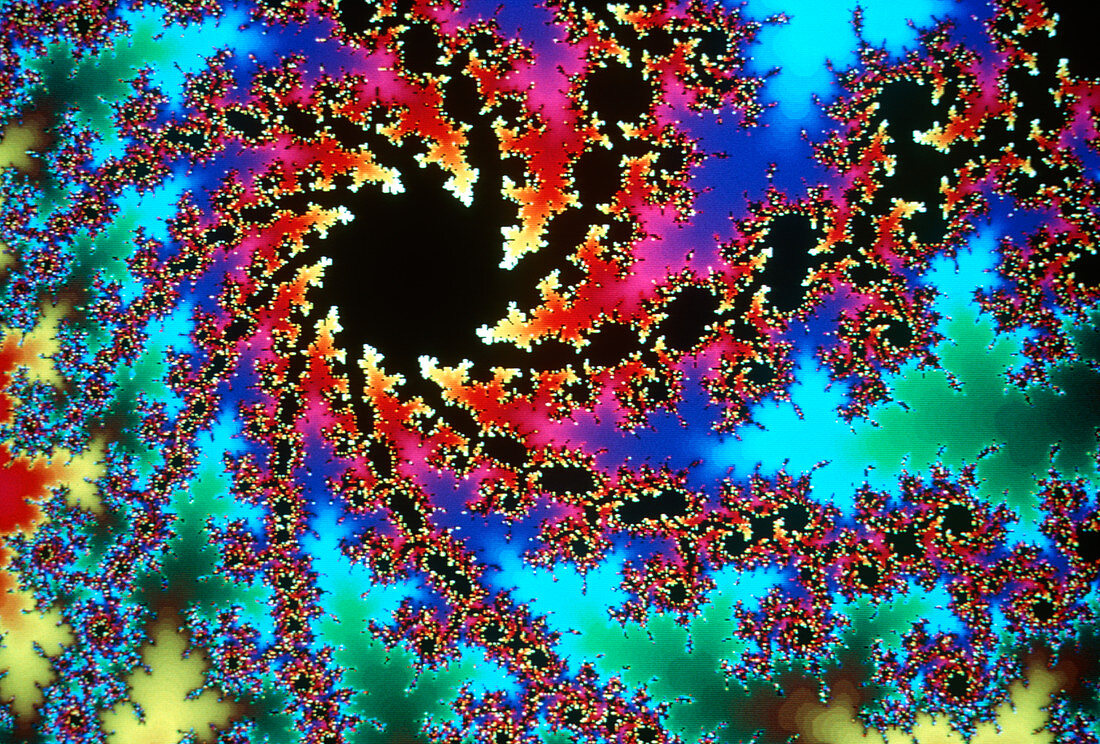Computer graphics of Mandelbrot fractal