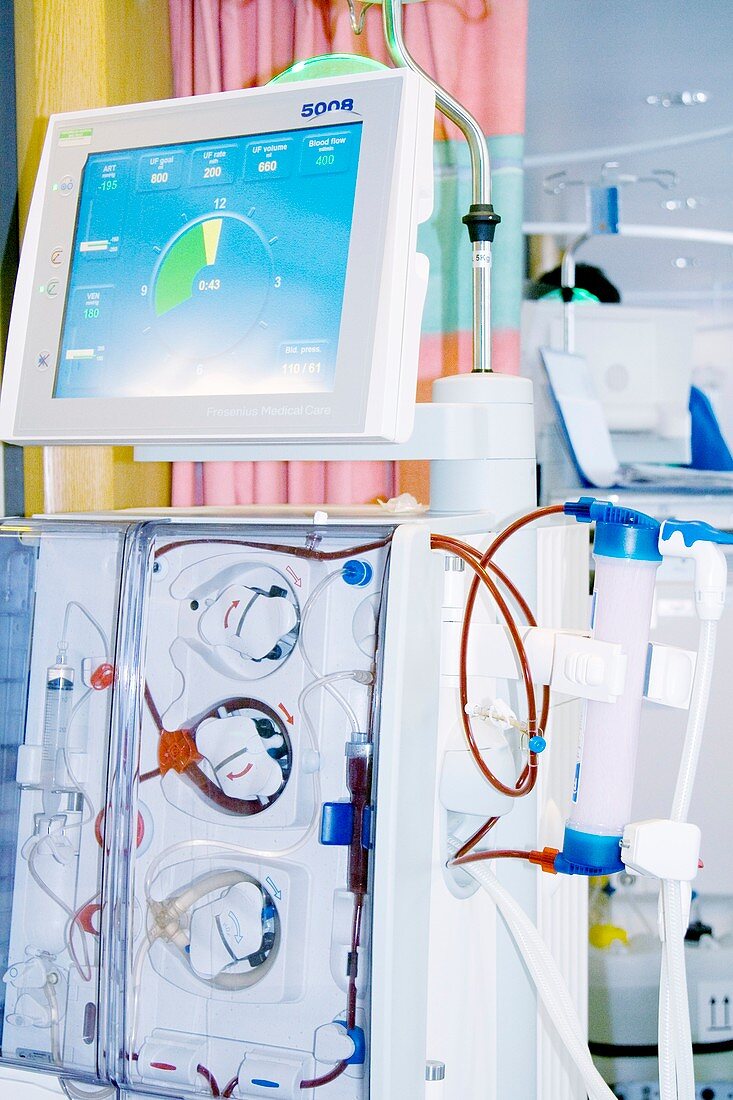 Kidney dialysis machine